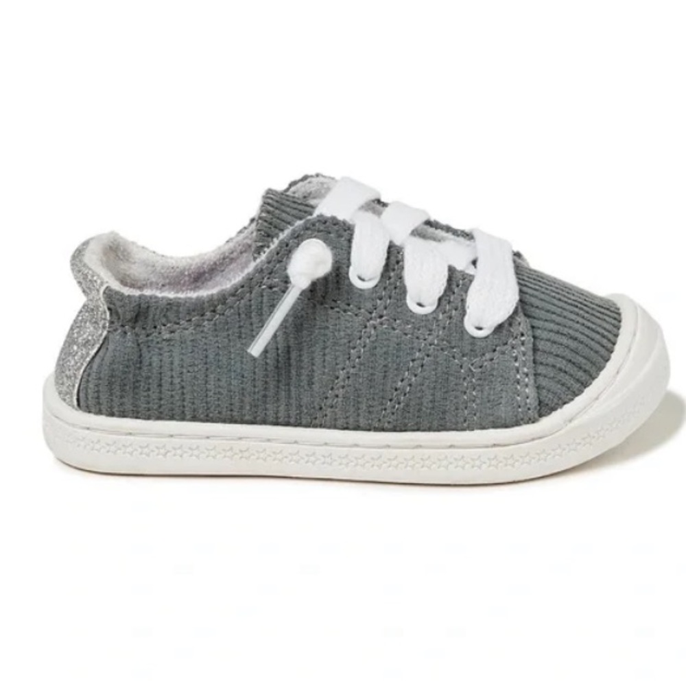 NWT WONDER NATION Memory Foam Girls Casual Bumper Toe Sneakers Children Shoe